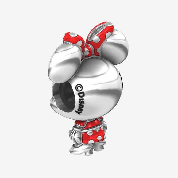 Disney Minnie Mouse Dotted Dress & Bow Charm - Picture 4 of 6